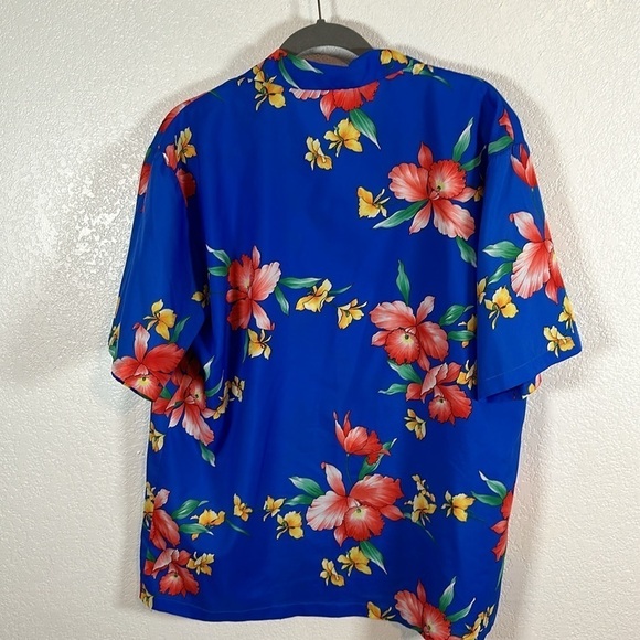 Vintage Aikane Hawaii Hawaiian Button Down Shirt Size 2X - Picture 4 of 6